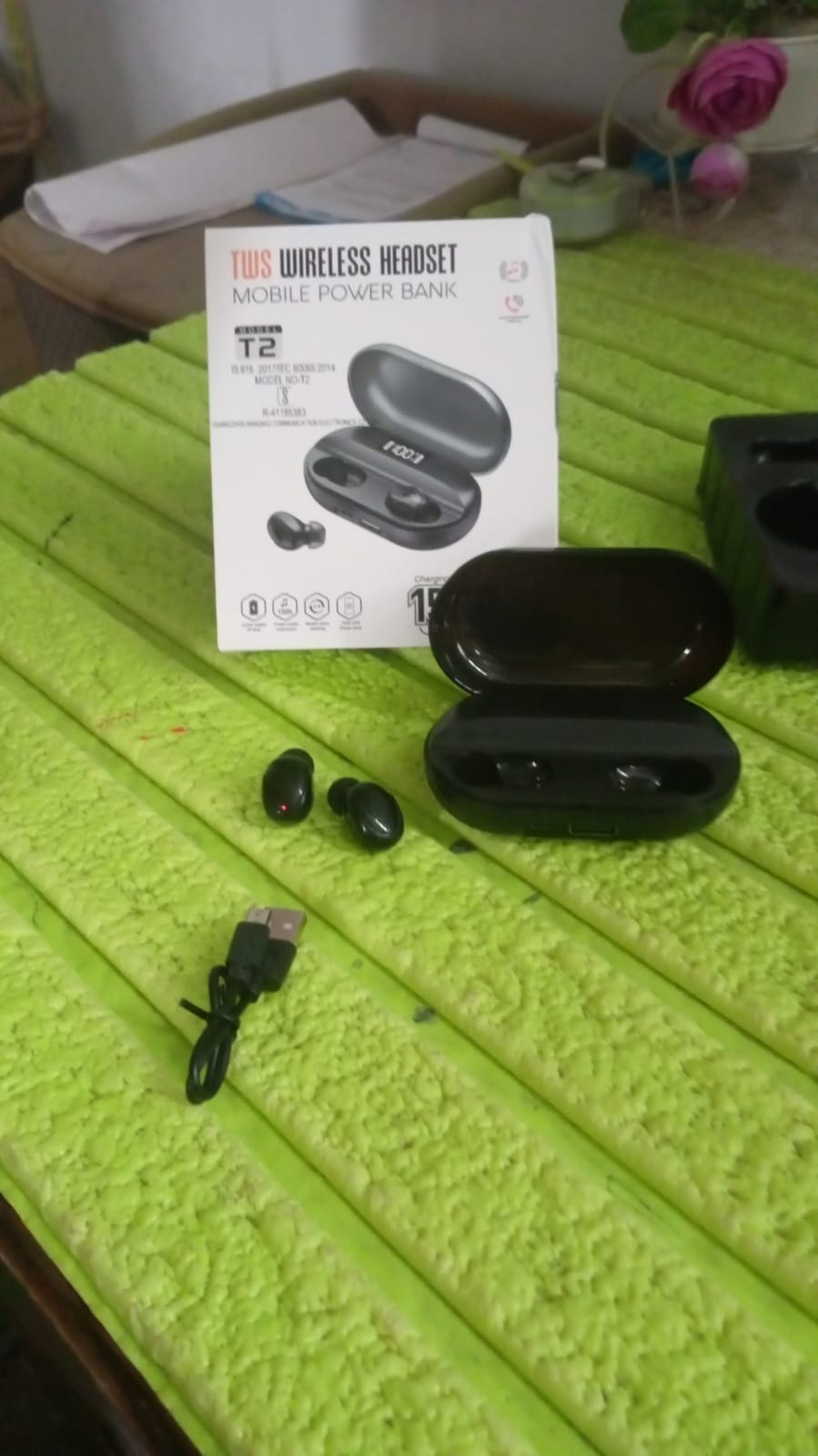 Tws Dual Pairing Earbuds with Mic Advanced ENC, Long Playtime Headset Tws Dual Pairing Earbuds with Mic Advanced ENC, Long Playtime Headset
